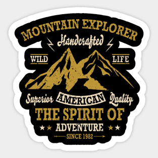 Mountain Explorer Sticker